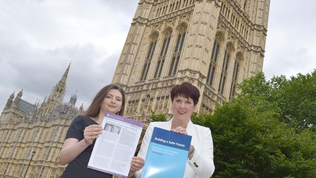 Dame Judith Hackitt meets Ashok Kumar Fellow to discuss fire safety of buildings