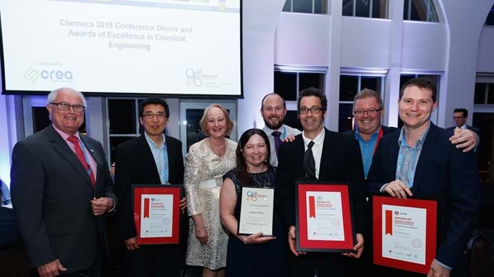 Chemical engineers in Australia and New Zealand recognised with awards at Chemeca 2019