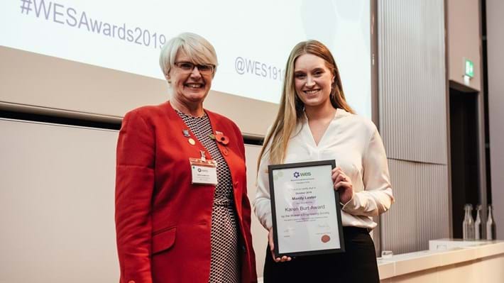 Process engineer recognised with prestigious Women’s Engineering Society Award