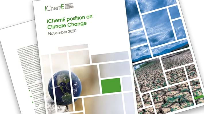 Climate change tops chemical engineers’ agenda with Iaunch of IChemE’s position statement