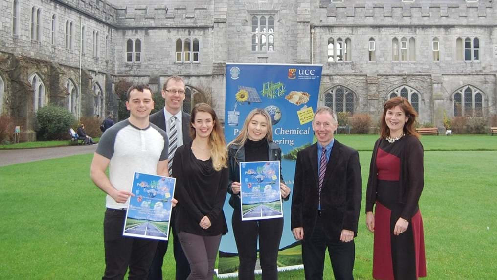Chemical engineers at University College Cork win teaching award