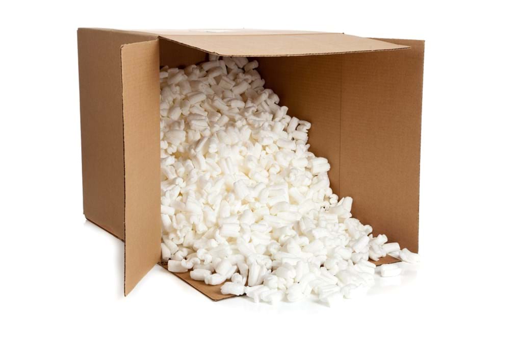 Turning packing peanuts* to power (Day 329)