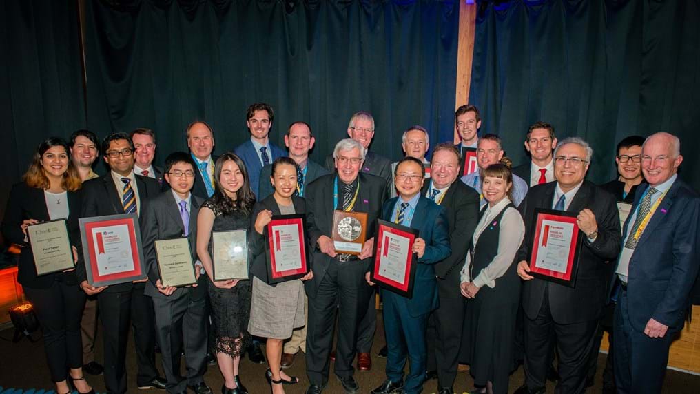Australian and New Zealand chemical engineers recognised with awards at Chemeca 2018 