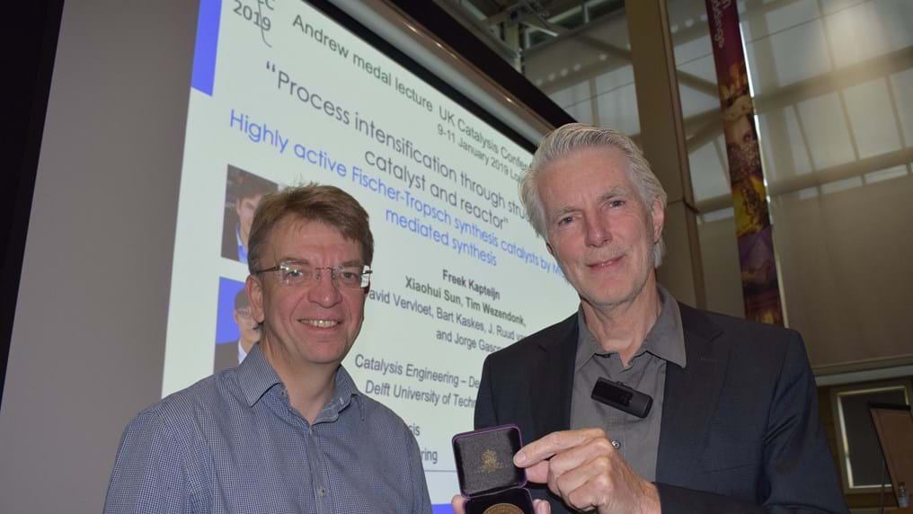 Pioneering catalysis professor awarded IChemE medal