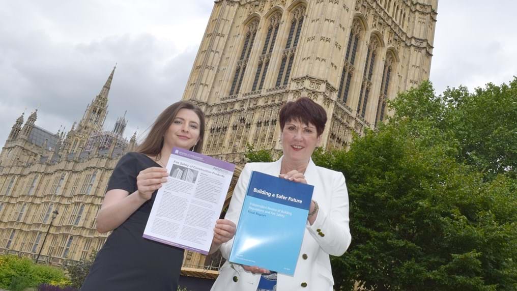Dame Judith Hackitt meets Ashok Kumar Fellow to discuss fire safety of buildings