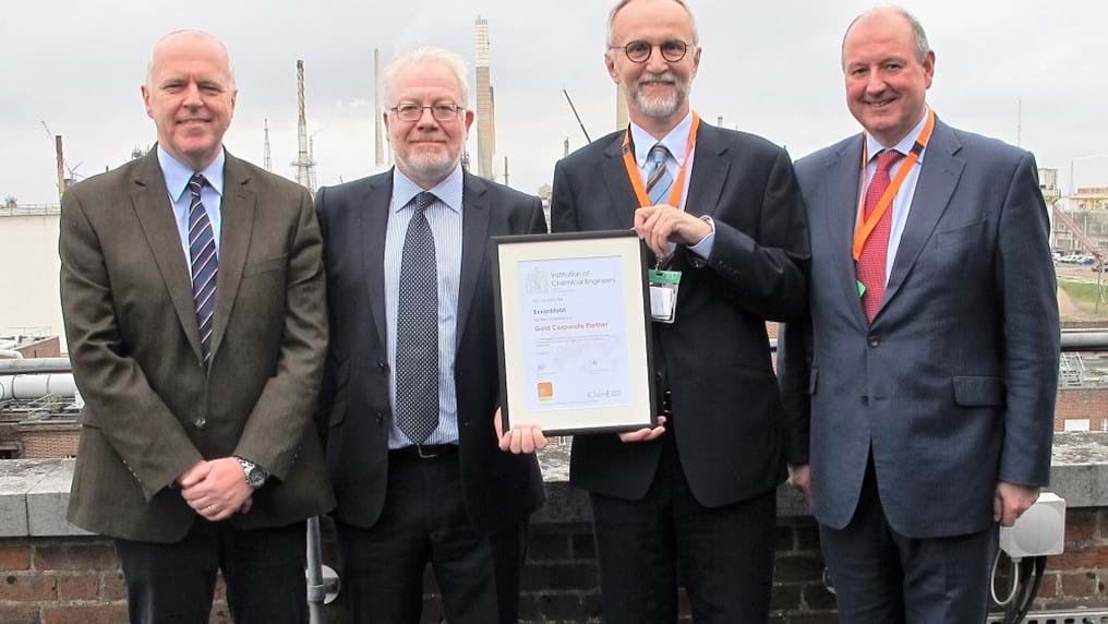 Gold award for petrochemical firm ExxonMobil