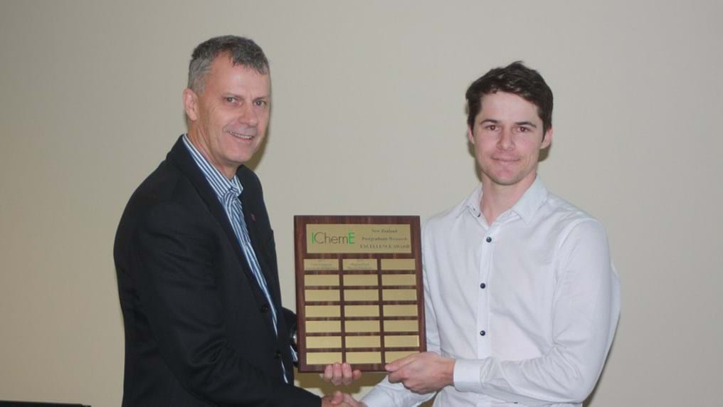 University of Canterbury student wins New Zealand chemical engineering competition