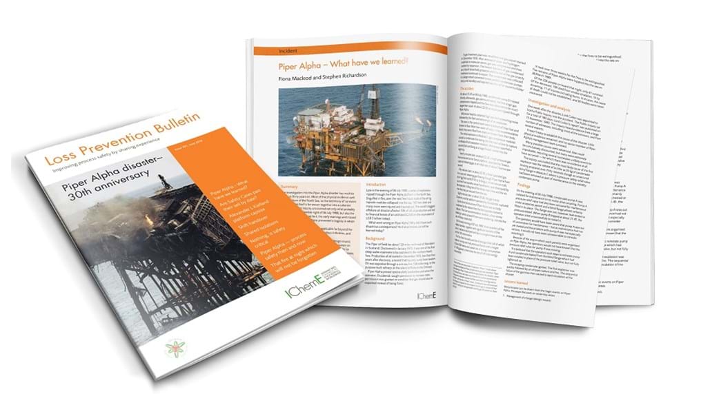 Special journal published to mark the 30th anniversary of the Piper Alpha disaster