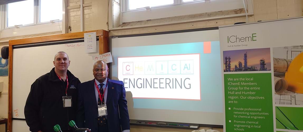 Hull and Humber Members Group at Huntcliff School Careers Day