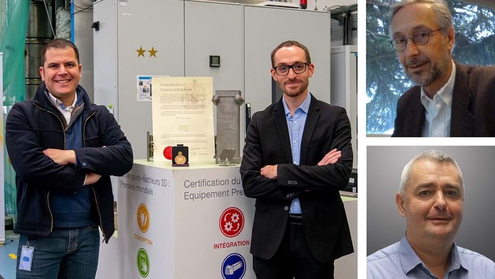 Innovative R&D team awarded IChemE medal for 3D printing article