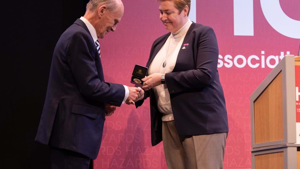 Medals for excellence in process engineering presented at Hazards 28