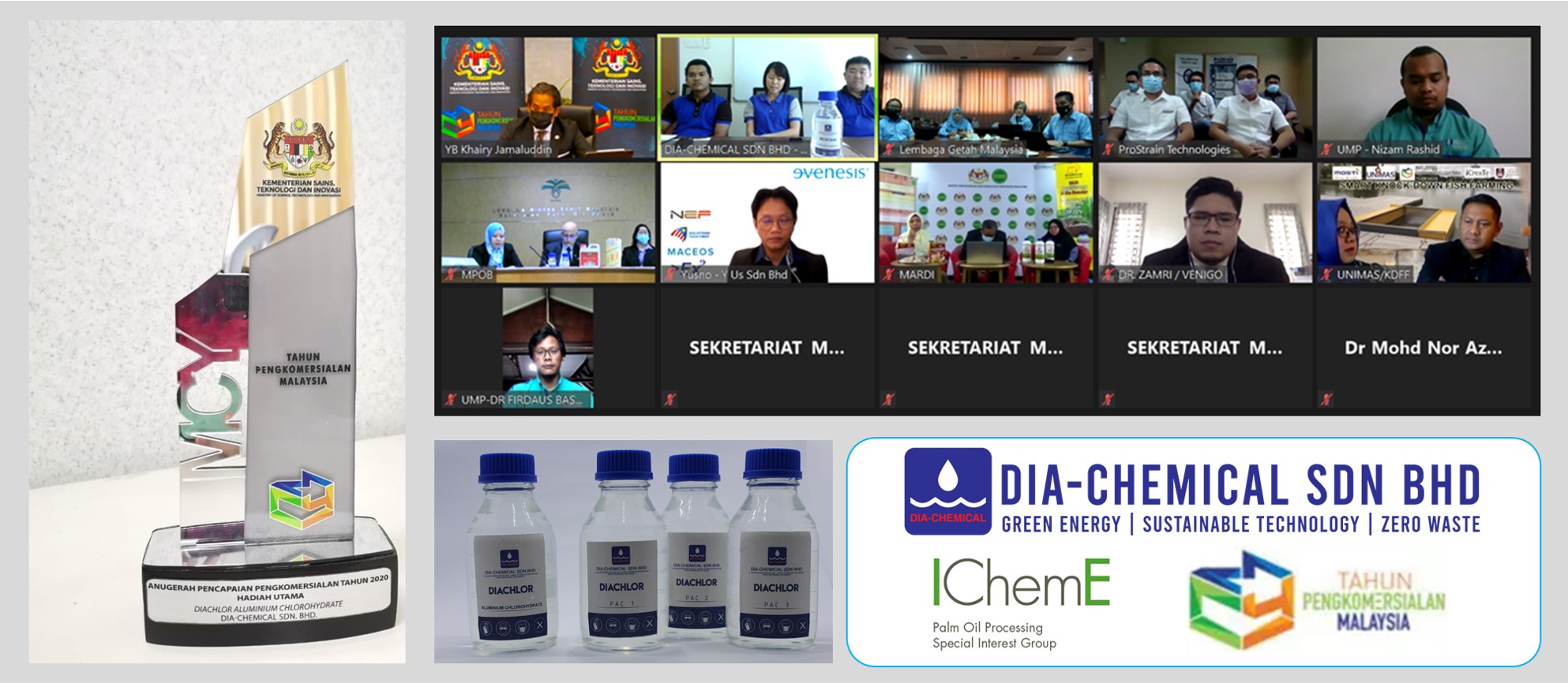 DIA-Chemical won MCY Award 2020