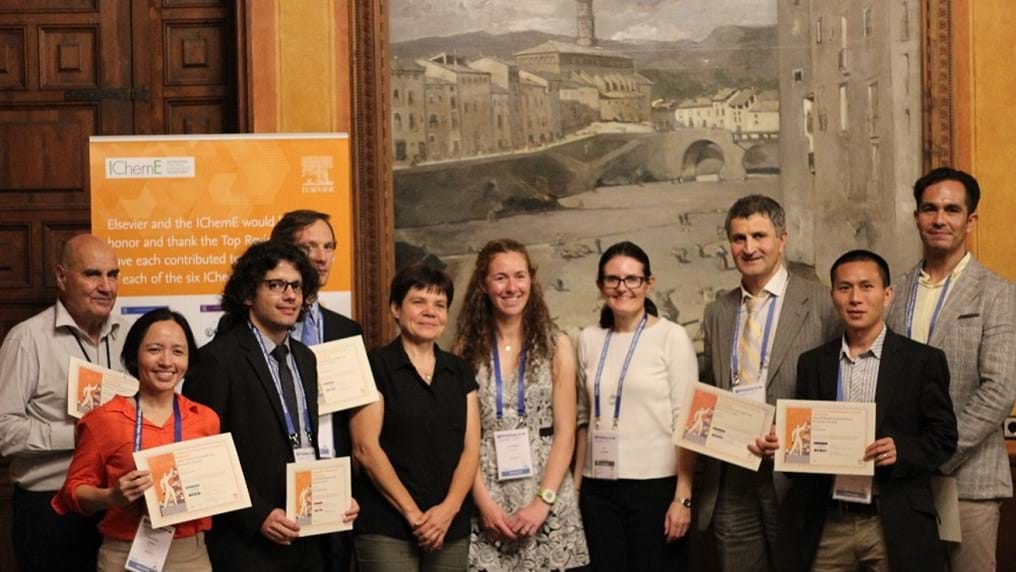 Top reviewers of IChemE Journals recognised at World Congress
