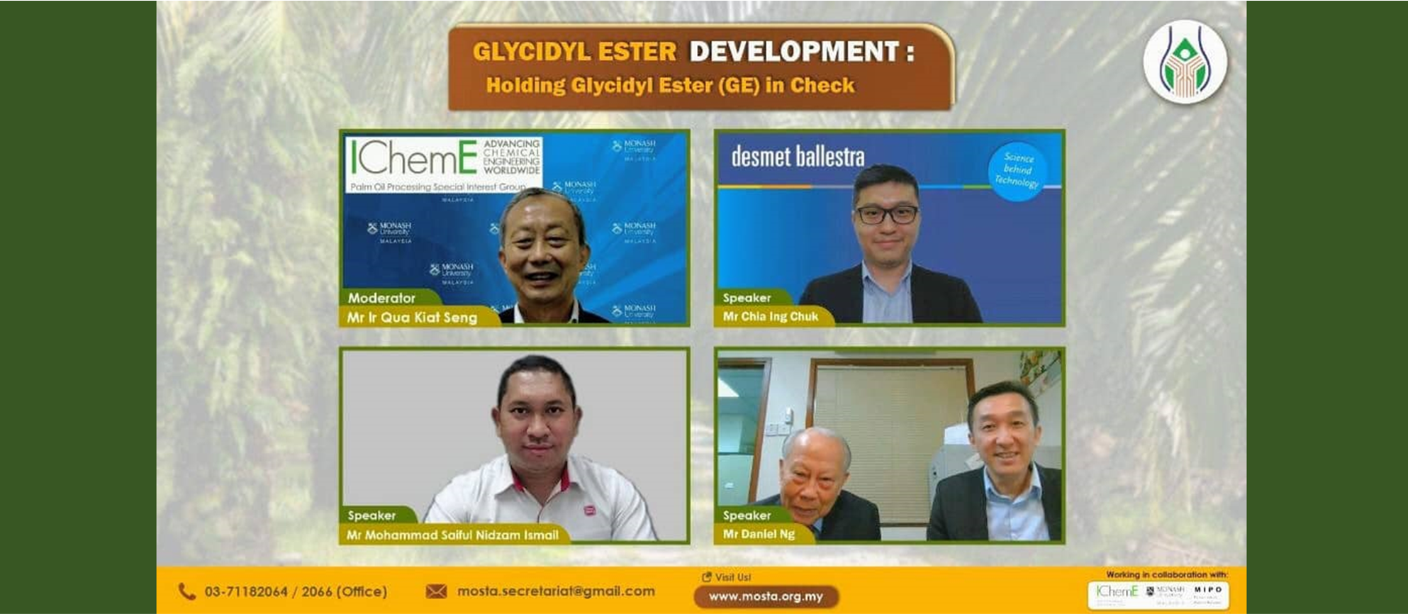 Holding Glycidyl Esters (GE) in Check Webinar