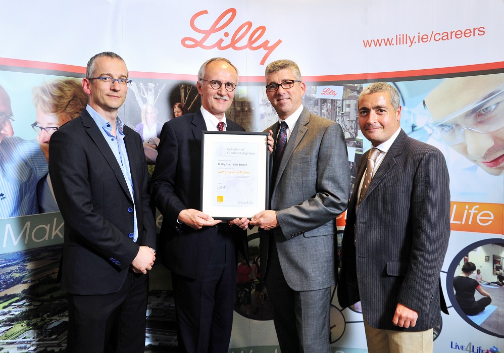 Lilly awarded Gold for their support of Irish engineering community