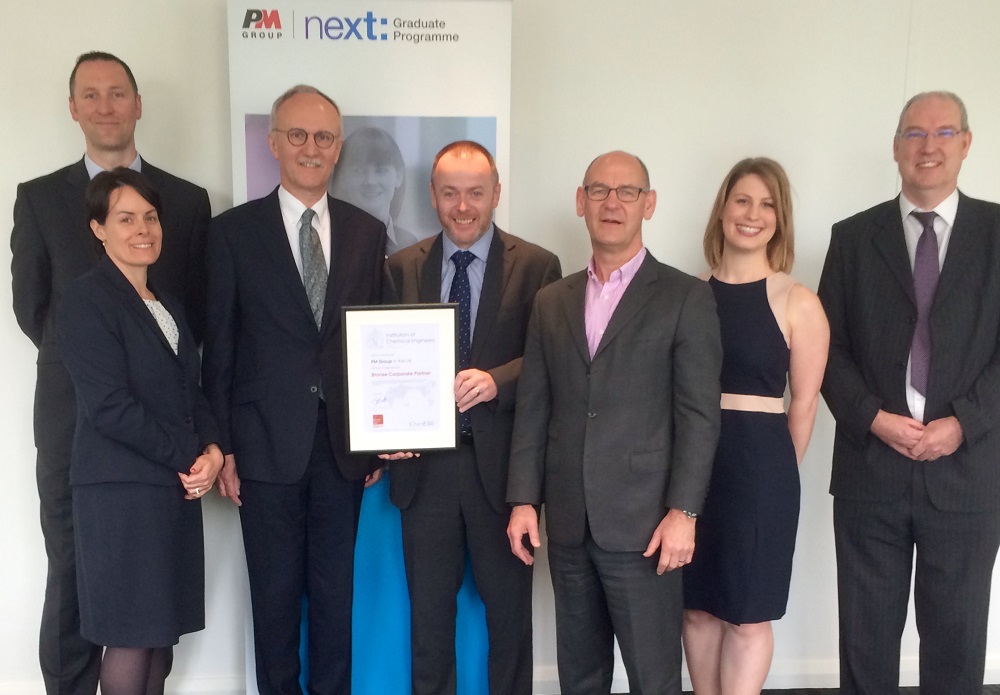 PM Group go Bronze with IChemE