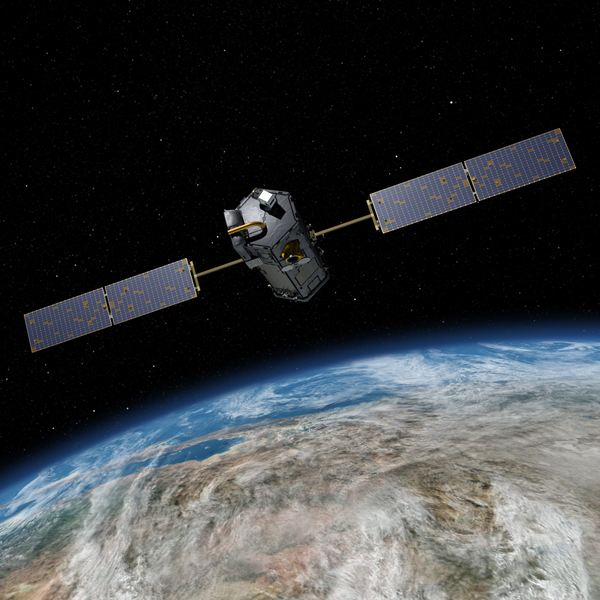 The Orbiting Carbon Observatory (OCO-2) (Image courtesy of NASA/JPL - Caltech)