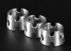 The Wagner consortiums' revolutionary metallic biomaterials’ anterior cruciate ligament rings. Image courtesy of University of Pittsburgh