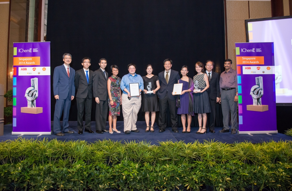 IChemE Singapore Awards 2014 - winners and runners-up