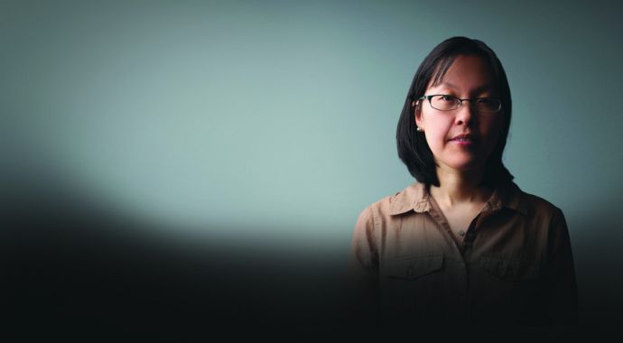 Jin Kim Montclare, an associate professor of chemical and biomolecular engineering at the NYU School of Engineering