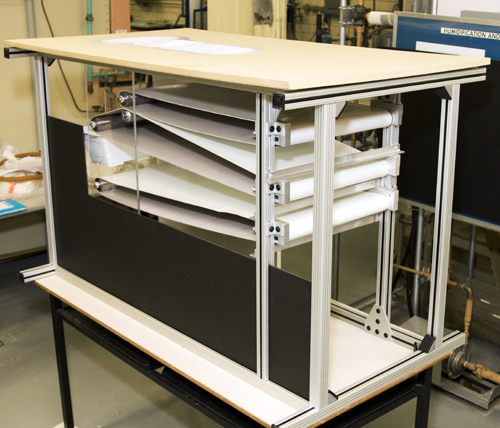 UV-ray disinfecting chamber and sand filter toilet