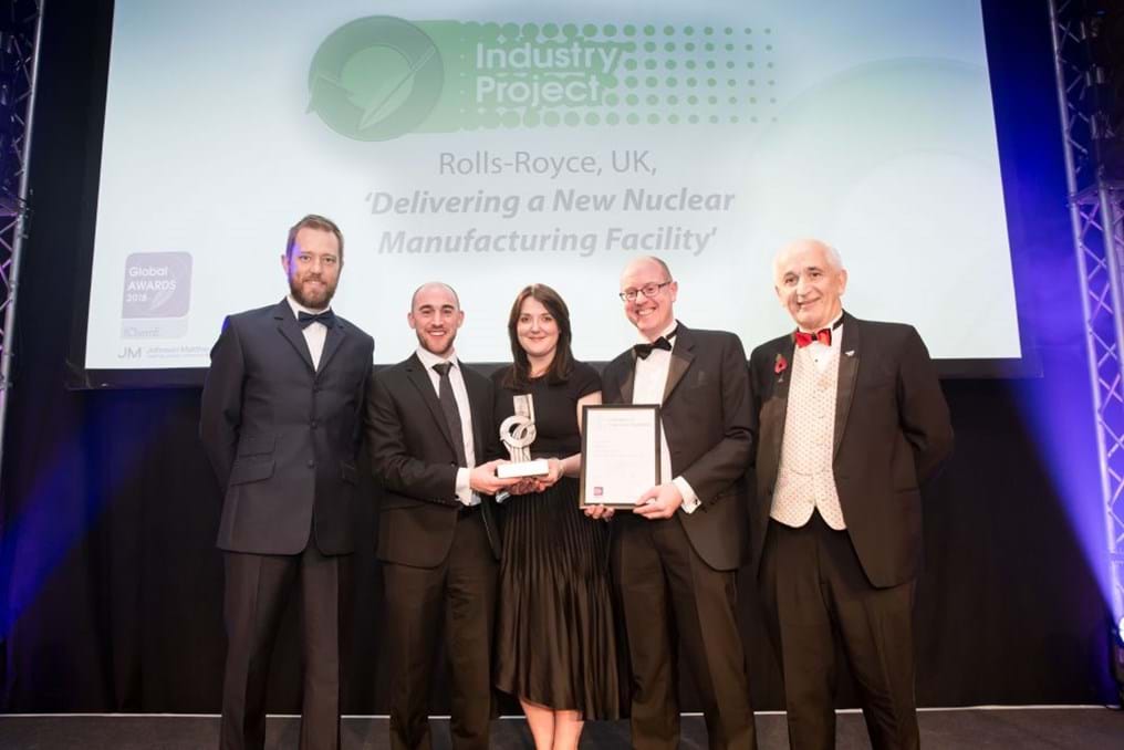 Chemical engineers roll out new nuclear facility – IChemE Industry Project Award Winner 2018