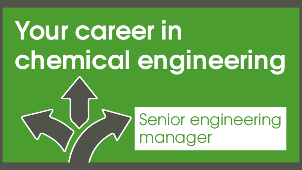 Your career in chemical engineering – Senior engineering managers