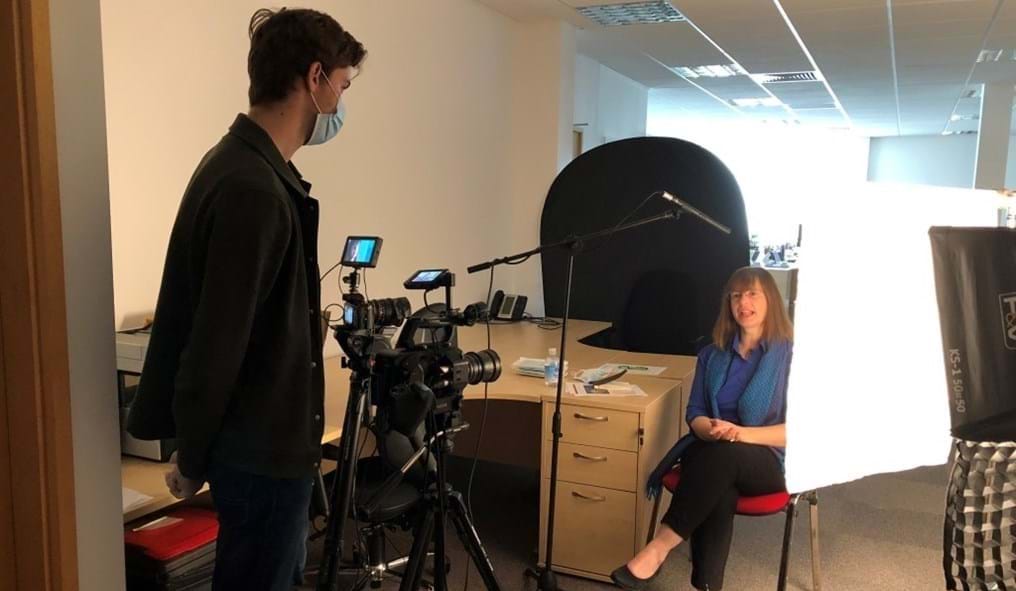 Behind the scenes: interviews for a TV documentary on engineering