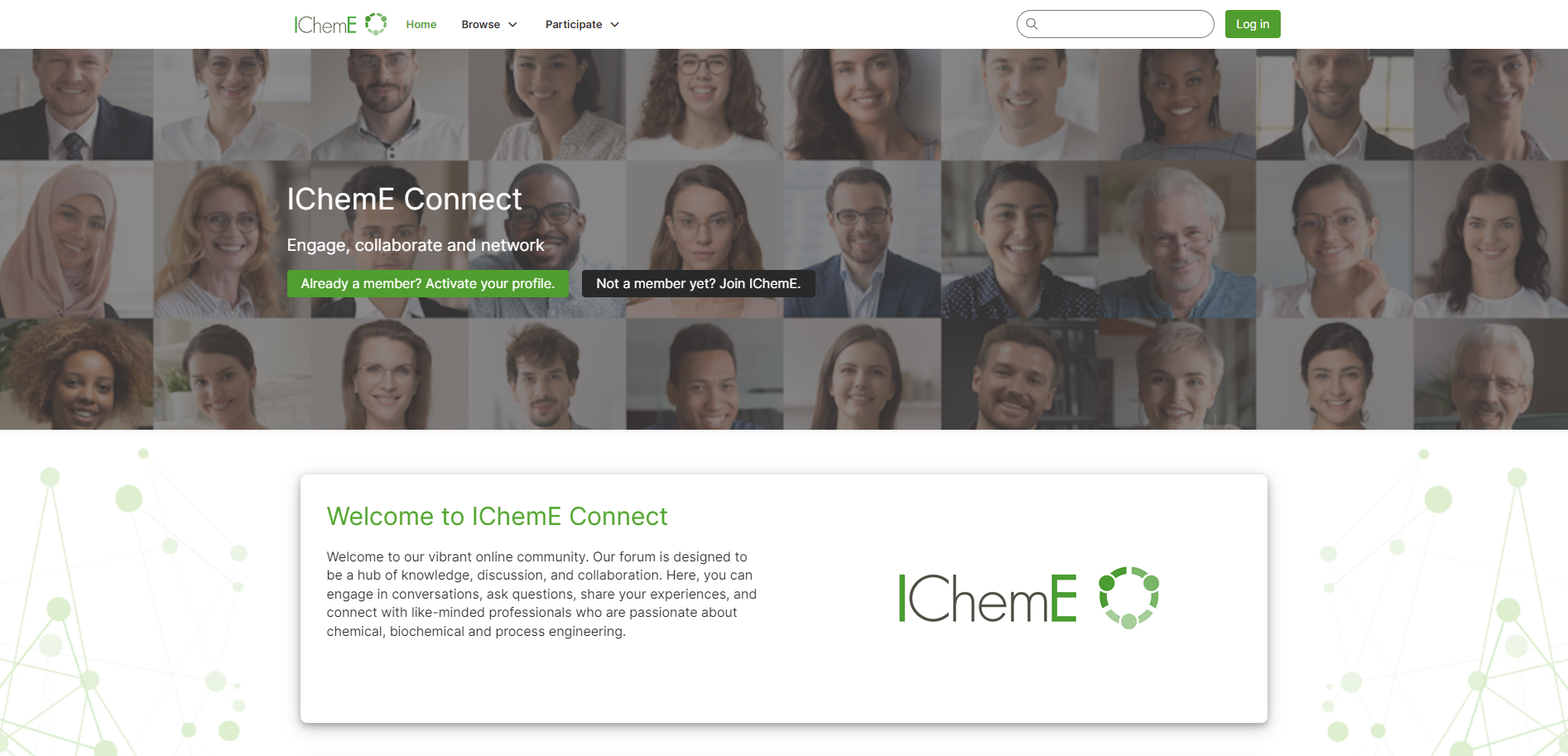 IChemE Connect Homepage