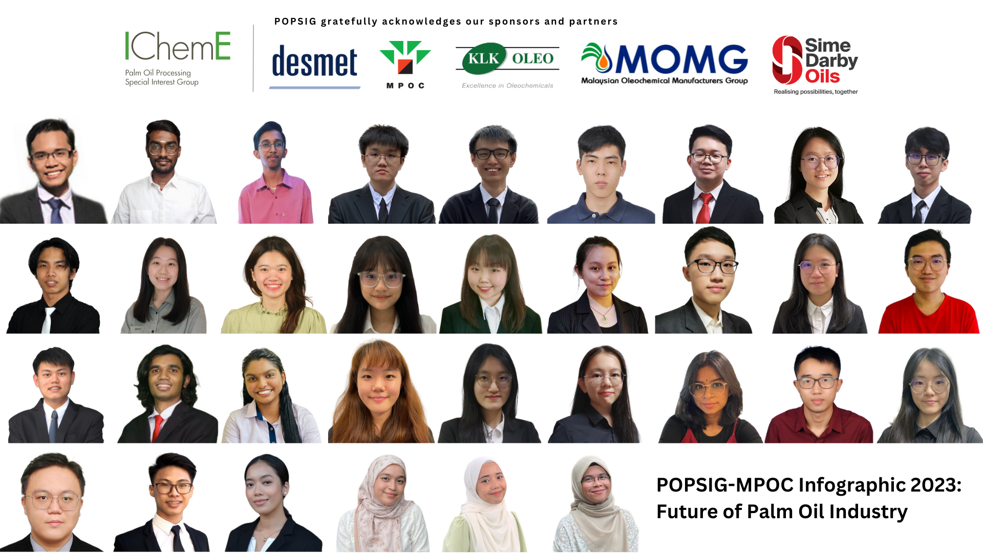 Winners of POPSIG-MPOC Palm Oil Infographic Competition 2023