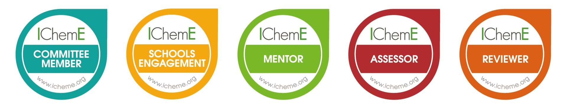 IChemE volunteer digital badges
