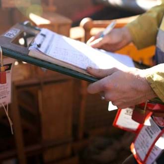 Lead metric: permit to work checks performed to plan and permit to work non-conformance