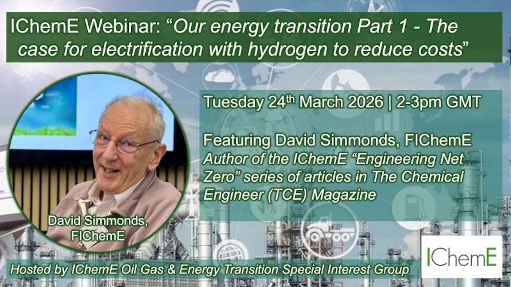 Webinar: Our Energy Transition Part 1 - The Case for Electrification with Hydrogen to Reduce Costs