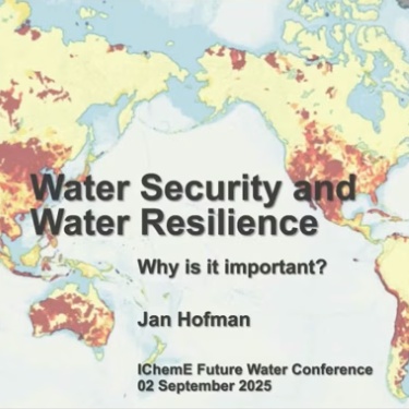 Water Security: A Foundation for Health, Wellbeing and Prosperity