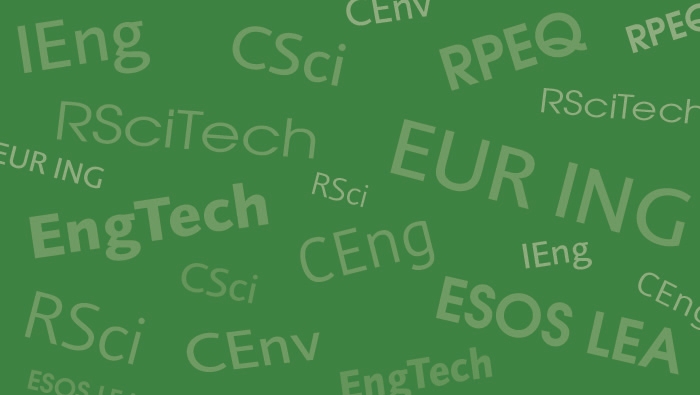 Professional registrations