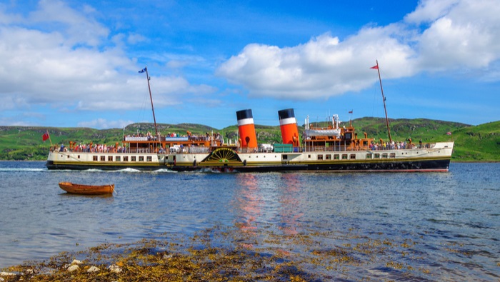 The Waverley Paddle Steamer Ship - A Day Trip to four Lochs and a Whirlpool