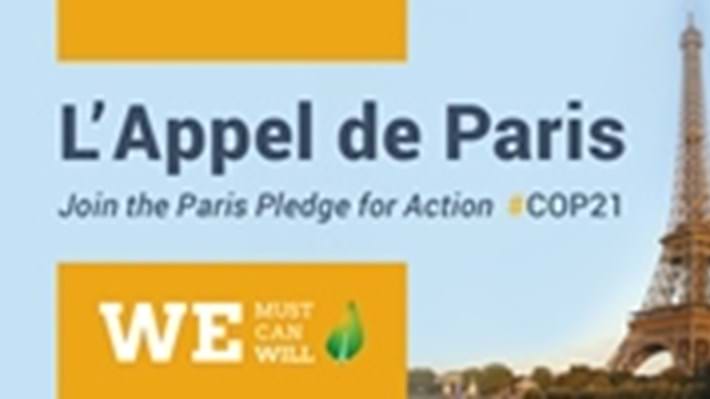 IChemE joins global pledge to meet ambition set by Paris Agreement